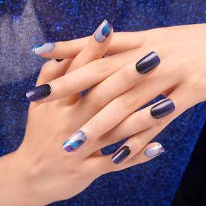 Bandes de gel pour ongles scintillantes, <span class=keywords><strong>vernis</strong></span> gel UV semi-durci, autocollants pour ongles - Product Image 3