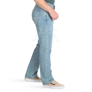 กางเกงยีนส์แฟชั่นสำหรับผู้ชาย OEM กางเกงขาสั้นผ้าฝ้ายทำจากผ้าฝ้าย - Product Image 3