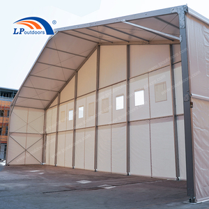 Tenda di alluminio del magazzino della struttura della portata di 30m con altezza laterale di 8m come officina industriale permanente all'aperto - Product Image 2