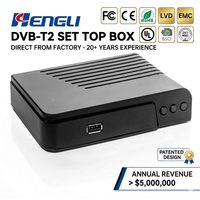 Receptor de TV Digital DVB-T2 TDT, Decodificador, MPEG4 Full HD 1080P, Fabricante Chino