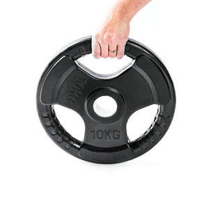 Barbel Karet Warna-warni Peralatan Kebugaran Beban Tiga Lubang Fly Bell Barbel Pegangan Tangan Wanita Captain America - Product Image 1