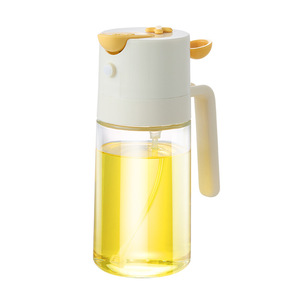 Oil Mister Bottle With Spray And Pour Function For Salad Dressing And Cooking Oil Storage Plastic Dishwasher Safe - Product Image 5