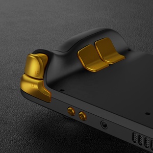 EXtremeRate - Juego Completo de Botones de Repuesto Cromados en Oro para Reparación de la Consola Steam Deck LCD - Product Image 5