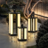 Luz nocturna de jardín solar para exteriores, lámpara de césped Led, lámpara de patio, lámpara de césped decorada