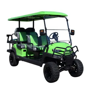 Kereta Golf elektrik 4 + 2 tempat duduk, Golf Cart pengganti dasbor mobil Golf klub Harga bagus standar Ce 5-6