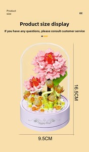 <span class=keywords><strong>Xihuan</strong></span> DIY Bloques de Construcción de Pequeñas Partículas para Armar, Ramo de Girasoles en Maceta, Juguete de Ensamblaje, Regalo de San Valentín al por Mayor para Niñas - Product Image 6