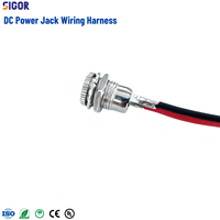 Câble Pigtail DC099 avec Faisceau de Câblage 5.5x2.1mm 5.5x2.5mm, Noyau en Cuivre, Isolation PVC, Prise d'Alimentation DC pour Appareils Électroniques 12V
