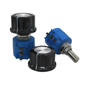 3590 102 202 502 103 + A03 Knob 3590S Multiturn Chiết 500 1K 2K 5K 10K 20K 50K 100K Ohm Chiết Điện Trở Điều Chỉnh - Product Image 1