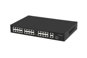 27 Port Gigabit Uplink 24 Port 100M PoE Switch 24CH POE Switch