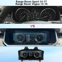 Tulis Digital Cluster untuk Land Rover Discovery Sport 2014-2017 Vogue 2013 - 2016 Layar LCD Dashboard Mobil Speedometer Virtual