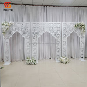 Arco de Hierro Elegante para Bodas, con Patrón Exquisito, para Decoración de Escenarios y Fondos de Boda al Aire Libre - Product Image 6