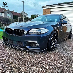 Lèvre avant en fibre de carbone style HM F10 F18 pour pare-chocs avant <span class=keywords><strong>BMW</strong></span> Série 5 F10 F18 Base 2010-2016 - Product Image 2