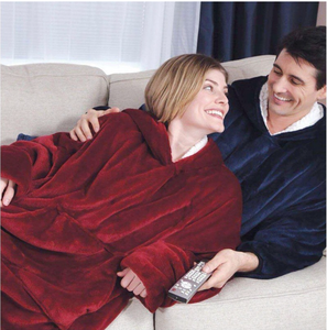 Blanket <strong>Hoodie</strong> Wearable Fleece Sweatshirt Blanket Adult Kids <strong>Oversized</strong> <strong>Snuggle</strong> <strong>Hoodie</strong> - Product Image 5