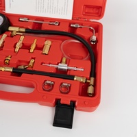Kit de Test de Pression d'Injecteur de Carburant TU-114, Testeur de Pompe à Carburant avec Manomètre, Jeu d'Outils à Main pour Analyseur de Moteur Automobile