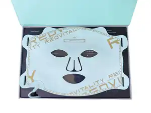 Redskin fabrika sıcak silikon cilt bakımı için LED yüz maskesi kırmızı ışık tedavisi satış yüz maskesi kırmızı ışık tedavisi