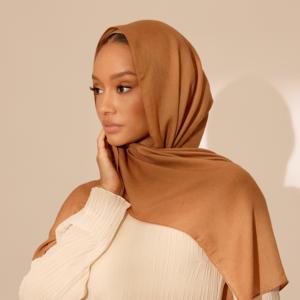 Châle islamique en modal 180*70cm, doux, élégant, vêtement musulman personnalisable, léger, modeste, respirant pour femmes - Product Image 2