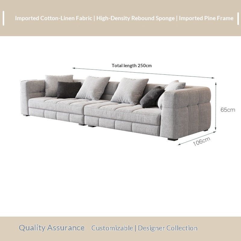 2.5-meter-long three seater