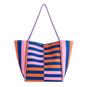 Bolsa de <span class=keywords><strong>Playa</strong></span> a Rayas de Gran Capacidad, Impermeable, para el Verano, Precio de Fábrica - Product Image 5