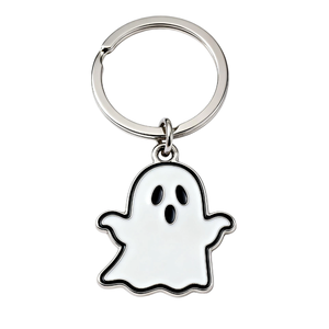Custom Halloween Ghost Enamel Metal Keychain OEM <b>Cartoon</b> Key <b>Ring</b> Factory Wholesale Custom Logo Promotional Gift Supplier - Product Image 1
