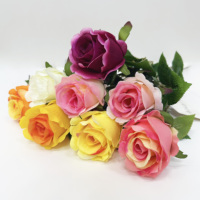 Großhandel 57cm Künstliche Rosen Einzelne Hochwertige Seidenrosen für Heim Hochzeit Fotografie Deko Ganggestaltung