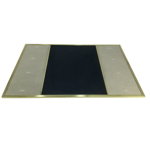 Secante rectangular de shagreen de imitación directo de fábrica en colores carbón, negro, gris claro, Turquesa - Product Image 6