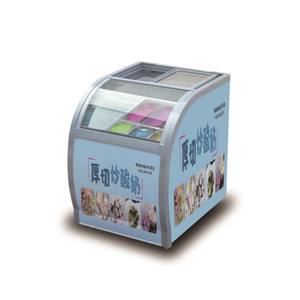 Vitrine congélateur coffre de supermarché avec porte vitrée pour présentation de bâtonnets glacés, pour magasin de crème glacée - Product Image 2
