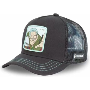 Newest Hot Sale Custom Anime Baseball Cap Cartoon Embroidery Icon Luffy Zoro Fashion Summer Polyester Material Floppy Brim High