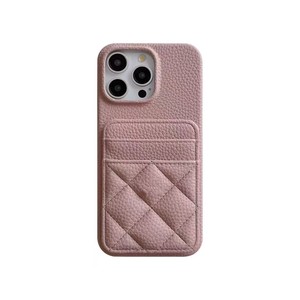 Funda para Tarjetas <span class=keywords><strong>de</strong></span> Cuero Lychee para <span class=keywords><strong>iPhone</strong></span> <span class=keywords><strong>13</strong></span> con Doble Ranura para Tarjetas y Patrón <span class=keywords><strong>de</strong></span> Diamantes, Nuevo Modelo Premium 16pro, Material PU <span class=keywords><strong>de</strong></span> Lujo 17pro Max - Product Image 2