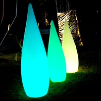 Lámparas de Mesa con Forma de Gota con Clasificación IP65 para Exteriores, Lámpara Colgante LED para Jardín, Paisaje, Comedor, Césped y Decoración