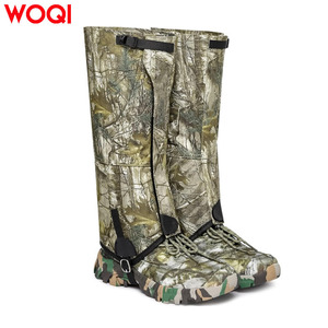 Guêtres de chasse WOQI en nylon camouflage réglables, taille universelle 40x53 - Product Image 5