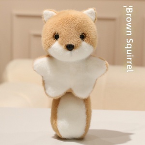 Marionnette en peluche douce en forme d'écureuil, jouet en peluche pour enfants, cadeau de fête - Product Image 3