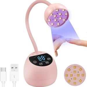 Lámpara UV LED para Uñas 36W Mini Inalámbrica, Lámpara de Gel para Uñas con Curado Rápido, Sensor Automático, Cuello de Cisne, Secador de Uñas Portátil USB con Luz UV - Product Image 1