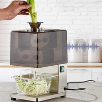 Nieuwe multifunctionele elektrische 220V groentesnijder van roestvrij staal, geschikt voor lente-uien en chilipepers, voor de keuken