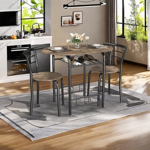 Juego de Mesa <span class=keywords><strong>y</strong></span> Sillas de Comedor de Madera Moderno, Simple <span class=keywords><strong>y</strong></span> de Lujo Ligero, Adaptable a Múltiples Escenarios, para el Hogar <span class=keywords><strong>y</strong></span> el Comedor - Product Image 2
