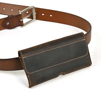 Étui de téléphone portable en cuir multifonction avec boucle de ceinture, étui universel pour iPhone et Samsung