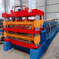Machine de formage à rouleaux à trois couches 3.0kw-11KW entièrement automatique avec découpe et production continue sur longue durée