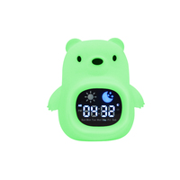Machine à bruit blanc pour le sommeil avec sons apaisants, veilleuse RGB et réveil pour tout-petits - Haut-parleur portable alimenté par USB DC
