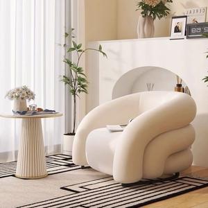 Sillón Acentuado de Terciopelo <span class=keywords><strong>para</strong></span> Sala de Estar, Nuevo Diseño Moderno, Sofá Individual, Silla Perezosa - Product Image 3