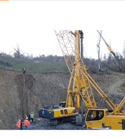 Foreuse rotative XR220D à prix d'usine, machine de forage de puits d'eau sur remorque