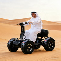 Vente directe usine – Trottinette électrique tout-terrain 4 roues 10000W, chariot à quatre roues motrices, chariot de golf haute vitesse pour safari dans le désert