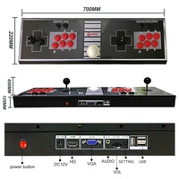Boîte de jeu Pandoras horizontale verticale DX 3000 Console de jeu vidéo Track Ball sur mesure Pandoras DX Box 3000