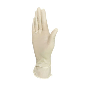 Guantes de Látex Desechables de Color Blanco Lechoso/Negro, con Polvo, Alta Calidad, Buen Precio, 5 MIL, Ambidiestros, 9 Pulgadas, 24 CM - Product Image 3
