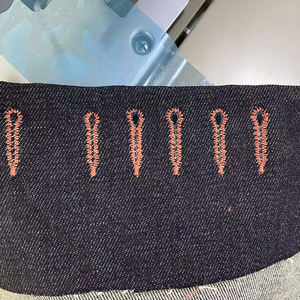 Máquina de ojales de orificio redondo de <span class=keywords><strong>aguja</strong></span> única <span class=keywords><strong>para</strong></span> coser agujeros de botón de componente de Motor de núcleo de Jeans, 2 unidades - Product Image 5