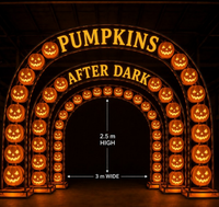 Arche de lanternes PUMPKINS AFTER DARK