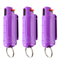Vente en gros usine OEM de vaporisateurs de défense liquides 20ml, rechargeables, étanches, avec base magnétique, format porte-clés, parfaits pour le camping