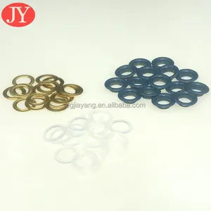 Factory Wholesale Colored Painted Brass Eyelets Fastener Grommets Curtain Eyelets Brass Ring Supplier