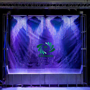 In Acciaio Inox Interna Programma di Grafica Digitale Cortina D'acqua Fontana Per Lo Spettacolo - Product Image 5