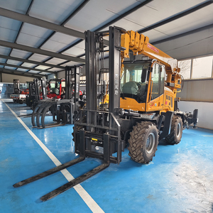 New Brand 4x4 All Terrain 3.5 Ton 5 Rough Small With Attachments Hot Sale Articulated All Rough Terrain 4x4 3.5 Ton 5 T - Product Image 5