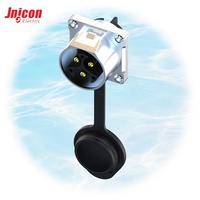 Connecteur étanche à verrouillage rapide mâle/femelle 50A 300V MJ24 3 broches pour éclairage LED et automatisation industrielle, personnalisable OEM/ODM