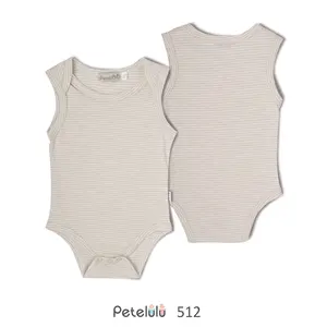 wholesale Newborn baby clothes romper bodysuits body organic cotton plain Pattern baby boy summer clothes